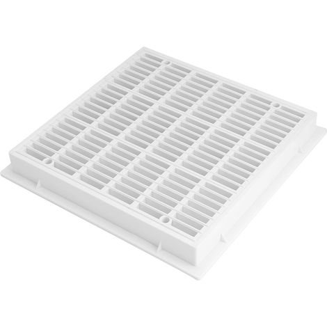 Conception de Grille Carrée de Grille de Plaque de Couverture de Plancher de Drain de Piscine Principale de 9 Pouces pour Fontaine Piscine du Spa - Blanc (1/5)