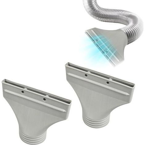 Universelles Fensterset für tragbare Klimaanlagen, Flachfenster-Abluftschlauchadapter, ideal für tragbare Klimaanlagen und Wäschetrockner (zweiteilig) (1/5)