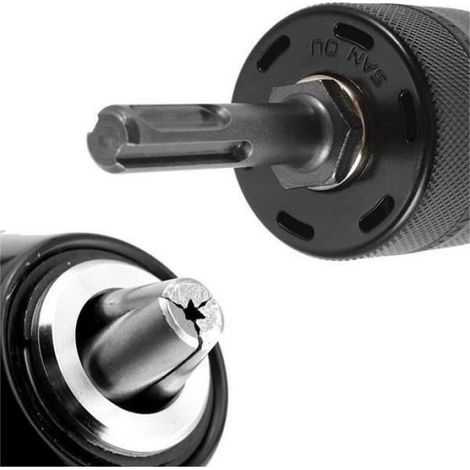 Adaptateur De Mandrin SDS - 2 À 13 Mm - Pour Perceuse À Percussion - 122 X 42 Mm - 1 Pièce (1/4)