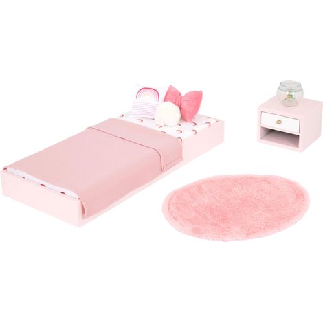 Our Generation - OG Set da Letto Sweet Snuggles - Mobili per la casa delle Bambole - Letto a Piattaforma e Comodino - Accessori per Bambole da 46 cm - Giocattolo per Bambini dai 3 Anni in su (1/5)