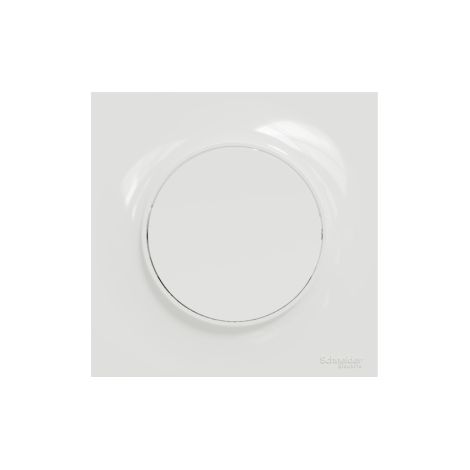 Schneider - Odace 2011 - Bouton poussoir + Plaque - Blanc - Ref. : S520206 + S520702 (1/5)