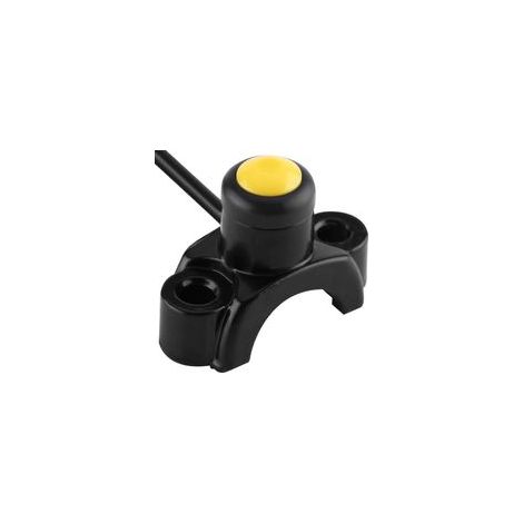 Interrupteur de Guidon de Moto Bouton-Poussoir, Bouton Demarreur Moto, 22mm Universelle Interrupteur Bouton de Démarrage Poussoir de Moteur Allumage Marche/Arrêt pour Pit Dirt Bike ATV Quad (1/4)