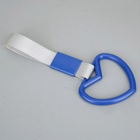 Bague en forme de cœur, poignée, sangle, avertissement, métro, bus, porte-clés de dérive, accessoires universels pour voiture (1/4)
