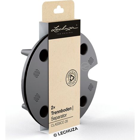 LECHUZA® Ersatzteil 2 Trennböden für CLASSICO Color - Color ECO - Premium 18 (1/2)