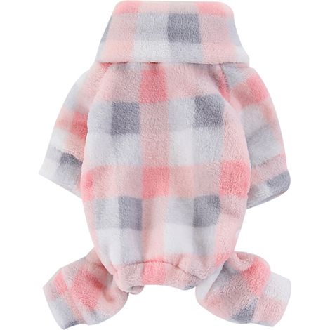Pyjama Pour Chien À Quatre Pattes En Velours Doux Hiver Chaud Pour Petit Chien Et Chat Taille Unique (1/5)