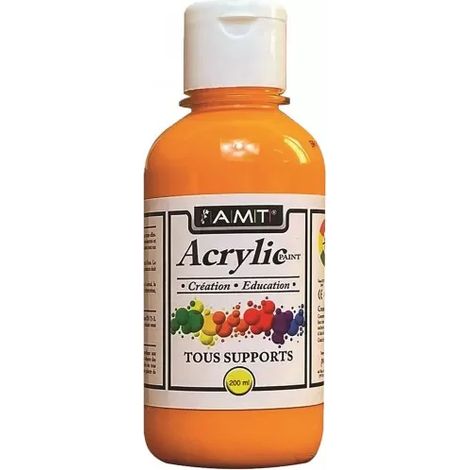 AMT Fevicryl Acrylique éducative & créative Jaune d'or (ACE203) 0,200 L (1/2)