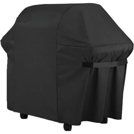 Telo di copertura per barbecue in tessuto Oxford 420D, telo protettivo per barbecue, copertura per griglia, resistente ai raggi UV/acqua/umidità (147x (1/4)