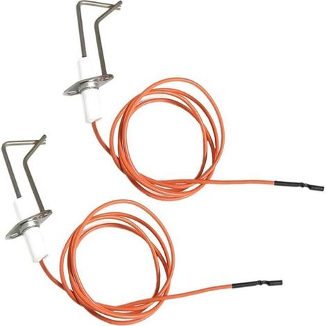 2 Pièces 62-24164-01 Allumage Direct par Étincelle, Allumeurs de Brûleur de Four pour Rheem Pro-Tech PSE R36 PSER36 avec Fil de (1/4)