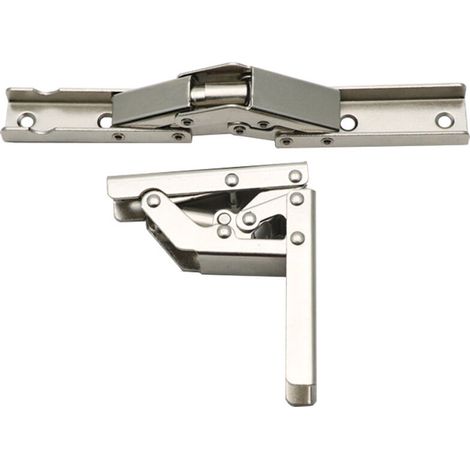 Charnières pour Placards,5PCS Charnières Pliantes Charniere Porte Placard Pliable 90/180 Degrés Charnières en Inox Charnière pour Meuble Placard Table,T-Audace (1/5)