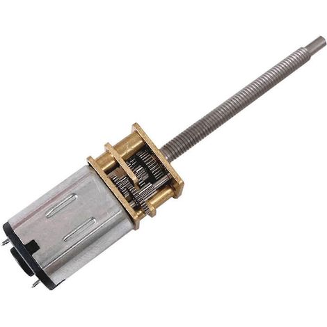 Moteur pas à pas GA12N20M3, micromoteur à réducteur CC 3-12 V, arbre fileté et engrenage métallique, taille 120, couleur 3V - Pour applications générales (1/3)