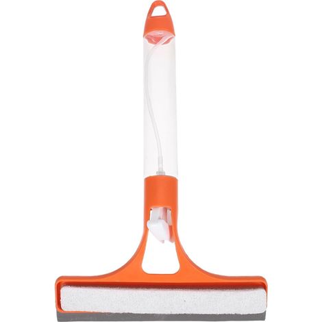 Raclette vitres avec pulvérisateur, silicone orange, pour maison (1/5)
