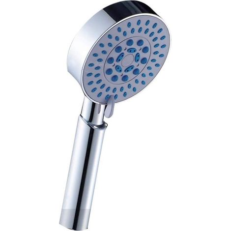 Pommeau de douche amovible à économie d'eau, pommeau de douche haute pression avec 5 buses réglables et livré avec un tuyau. (1/5)