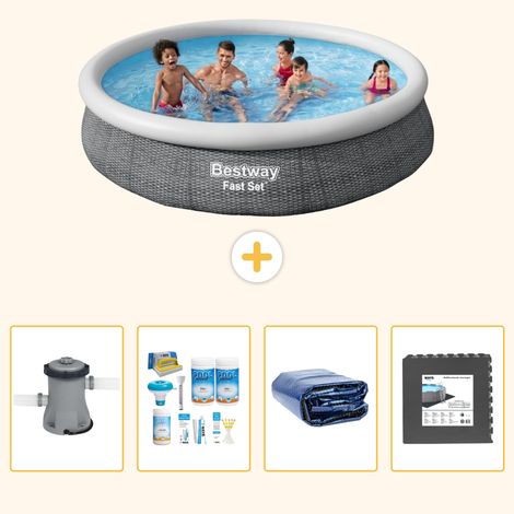 Bestway Bestway Fast Set Ronde - 366x76 cm - 5-pièces S233 (1/5)