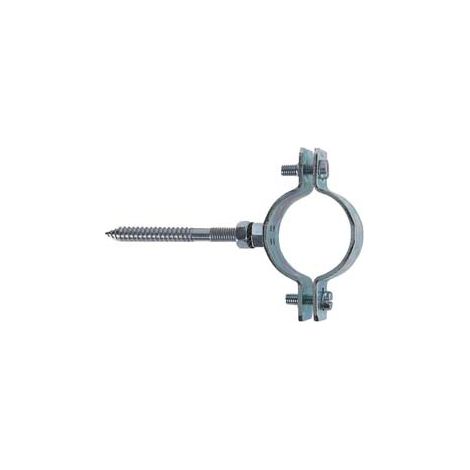 COLLARE PESANTE IN ACCIAIO ZINCATO PER TUBI CPT- - 3/8 p/tubi ø mm.15/18 tassello ø mm.10 - 10 pezzi FISCHER