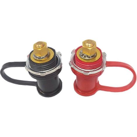 Chargeur de batterie 250 A 12 V avec bornes de batterie déportées et capuchon M10 pour voiture, camion, bateau et quad (1/5)