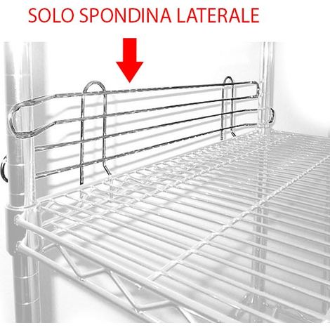 Spondina Laterale per Letto 60 cm - Sponda Paracaduta Salvaspazio H 10 cm (1/2)