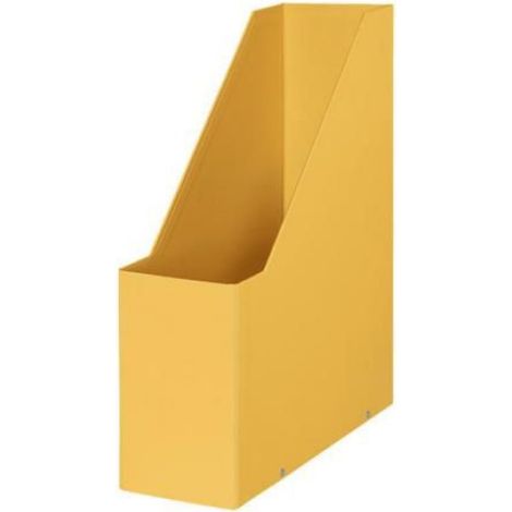 Porte-Magazines A4 - Carton Plastifié Repliable - Bureau Maison Étagère - 1 Pièce (1/2)