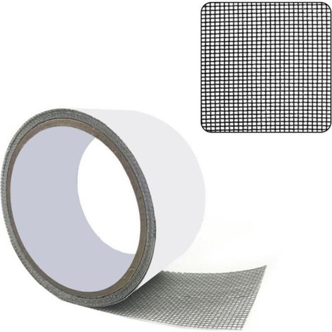 Ruban de réparation fibre de verre pour moustiquaire de fenêtre ou porte (1/5)