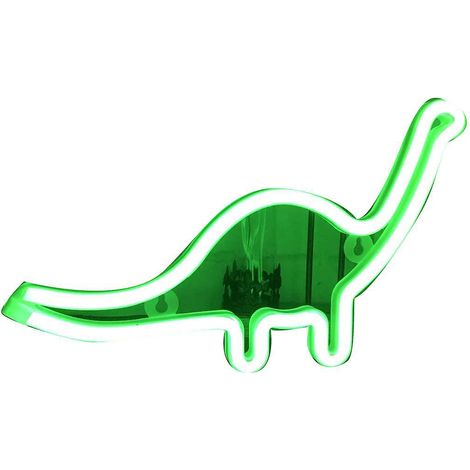 Niedliches Dinosaurier-Nachtlicht für Kinder, LED-Neon-Dinosaurier-Schild, Dino-Lampe zur Wanddekoration im Schlafzimmer
