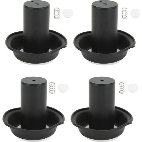 Carb Piston Vacuum Diaphragms Kit, 4sets Carburateur Vacuum Diaphragms Piston Kit Remplacement pour Vmax 1200 VMX1200 1985‑2007 (1/5)
