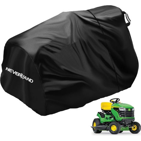 Housse pour tondeuse à gazon autoportée – Housse de tracteur avec cordon de serrage et sac de rangement, convient aux ponts jusqu'à 137,2 cm, polyester Oxford 420D, poignées réfléchissantes (1/5)
