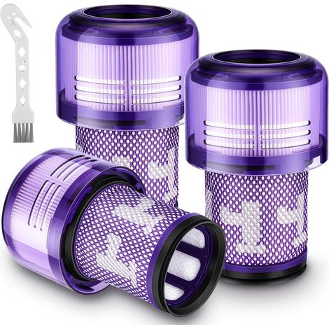 HEPA-Filter – 3er-Pack – Waschbar – Kompatibel mit Dyson V12 Staubsauger – Artikelnummer 971517-01 (1/5)