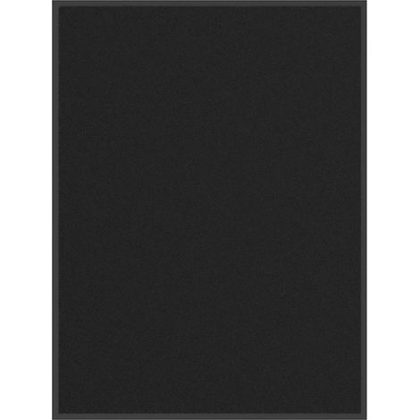 Fußmatte 80x120 cm Schwarz