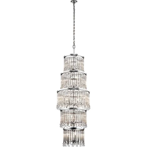 Elstead Kichler Piper Lustres Chrome poli (1/5)