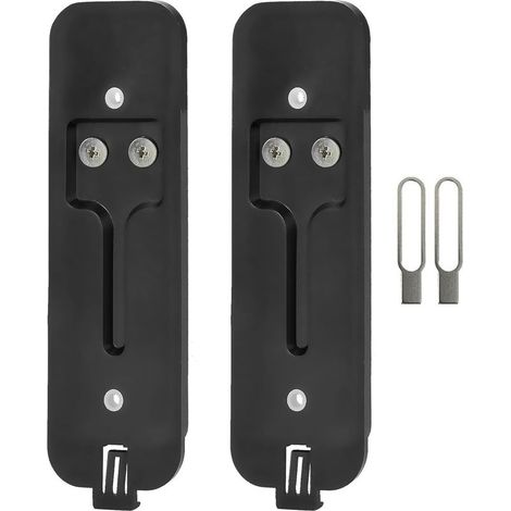 Plaque arrière de remplacement pour sonnette Blink, pièces de plaque arrière compatibles avec les sonnettes vidéo Blink, comprend les accessoires d'installation (paquet de 2).