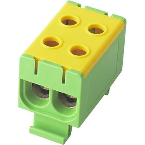 LZD-Anschlussleiste in gelbgrünem Gehäuse Cu:2,5–50 mm², Al:6–50 mm² E.4150/Ż-Z