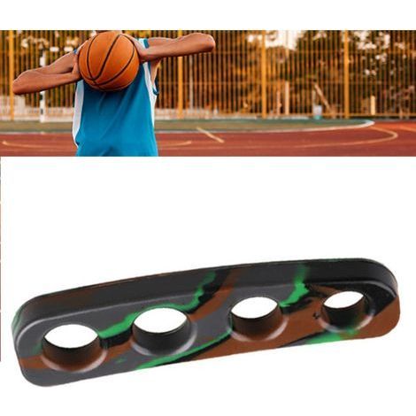 Basketball-Wurftrainer, geeignet für Teenager und Anfänger, verbessert die Stabilität, flexibler Silikonball und Fingerüberzüge, Tarnmuster, Größe S (6,8-7,8 cm/2,68-3,07 Zoll). (1/5)