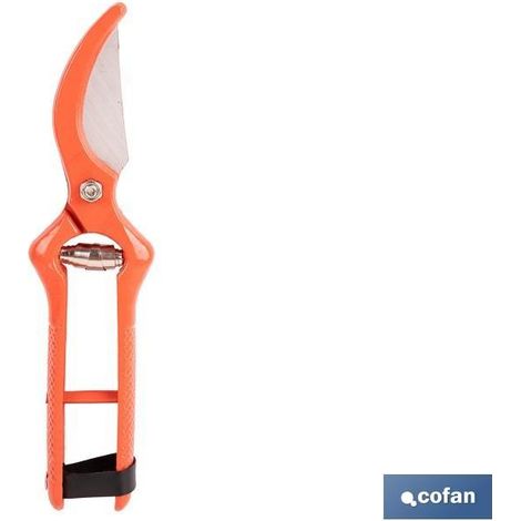 Tijera forjada de recolección 230 mm, acero forjado, diseño ergonómico y duradero. (1/4)