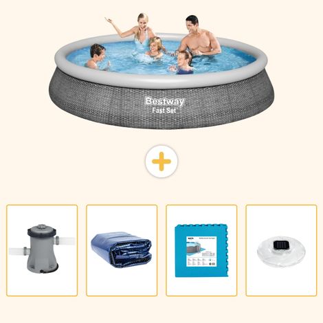 Bestway Bestway Fast Set Ronde - 396x84 cm - 5-pièces S326 (1/5)