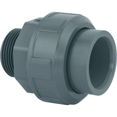Interplast – Manchon union mixte Ø50 x 1"1/2 – Raccord hydraulique pour piscine – Compatible avec pompes de piscine – Installation facile et rapide