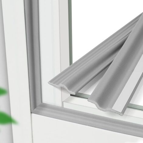 BUNTHAUS (Gris, 6Mx3CMx7MM)Joint de Isolant Fenetre Phonique, Autocollante Fenêtre Coulissante Bande Météo, Boudin Porte, Coupe Vent et Anti Poussière Joint Porte Fenetre (1/5)