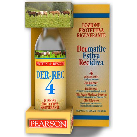 DER-REC 4 Pearson lozione protettiva rigenerante per la dermatite estiva recidiva 250 ml