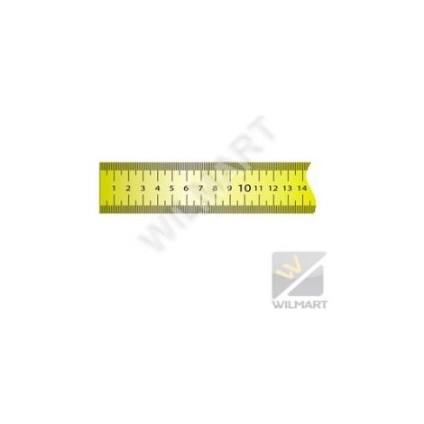 Ruban acier laqué jaune 3m x 13mm adhésif SK315WS3