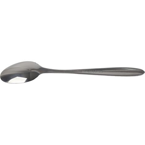 Ensemble de 3 pièces en acier inoxydable 304 : tasse à café à double paroi, cuillère et soucoupe. Accessoires de cuisine. (1/5)