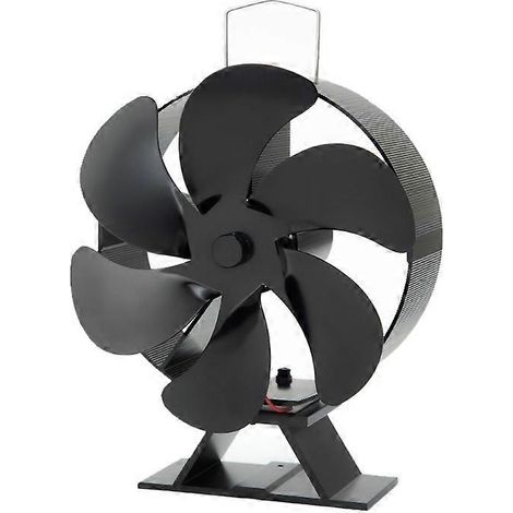 Ventilateur de cheminée SF136T à 6 pales pour feu de bois, alimenté par la chaleur. (1/5)