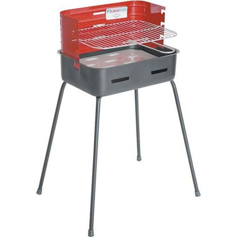 Barbecue fornacella a carbone rettangolare 23 x 37 x 68 cm filcasalinghi