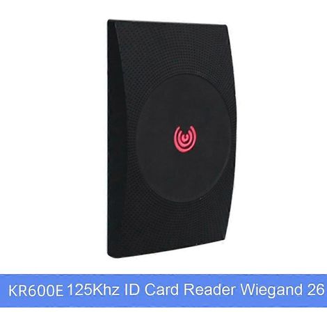 Lecteur de cartes de contrôle d'accès de proximité étanche IP65 Wiegand 26 34, système de contrôle d'accès de porte RFID 125 kHz 13,56 MHz, lecteur KR600EKR600E 125 kHz (1/5)