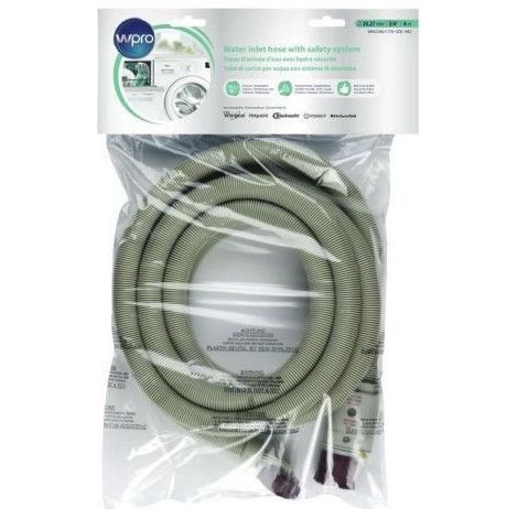 Whirlpool - tubo alimentatore - aquastop- 4 metri - dritto/piegato - 484000008793 - 8015250580662