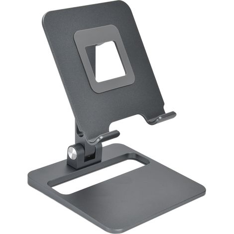 Verstellbare Handyhalterung, faltbarer Tablet-Ständer aus Aluminiumlegierung für Büro und Bibliothek (1/5)