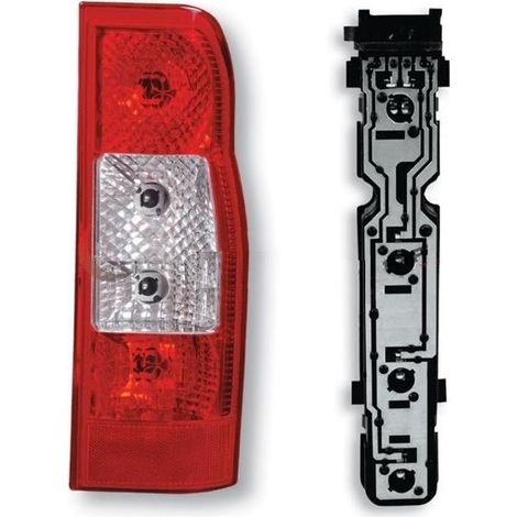 Piloto trasero derecho Ford Transit, 1435880, 83830519, con panel de bombilla / soporte  2006-2013
