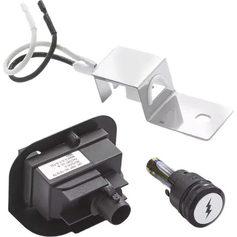 Kit d'allumage électronique de rechange pour barbecue Weber Q1200 Q220 80475 avec boutons de brûleur avant