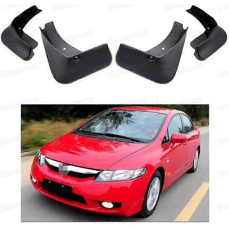 4 bavettes garde-boue compatibles avec Honda Civic 2006-2011