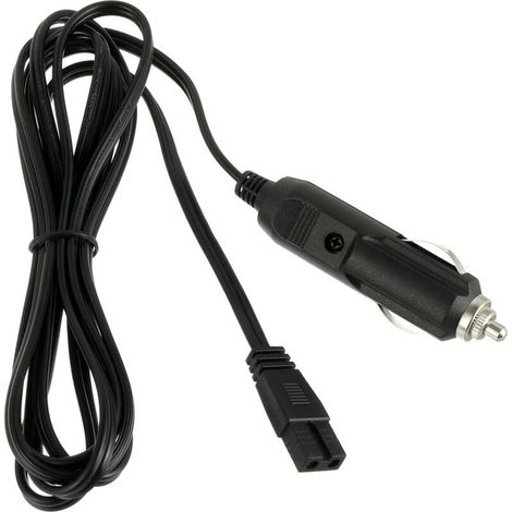 Raffreddatore per auto 12V CC - Alimentatore per accendisigari - Cavo di alimentazione da 2 m - Spina con fusibile (12V nero) (1/5)