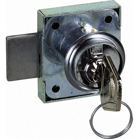 Serratura a cilindro da 20 mm per porta destra o sinistra, due chiavi, L35xH40xEP9mm.