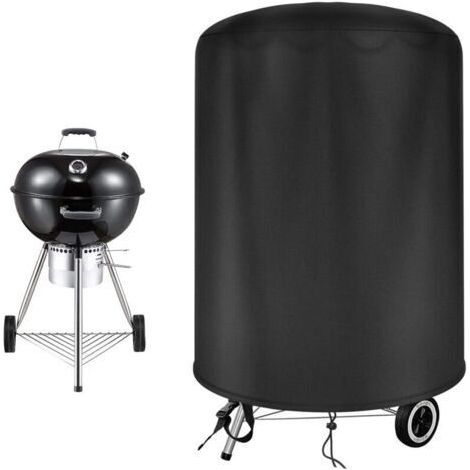 Raweao Housse Barbecue Weber, Bache Barbecue Exterieur, 500D Oxford Imperméable (Φ70x70cm) (1/4)