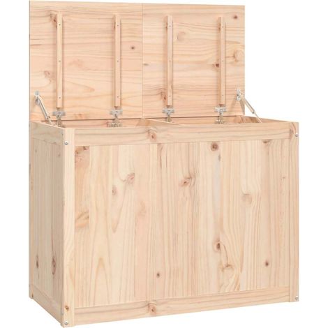 Maison Exclusive - Wäschetruhe 88,5x44x66 cm Massivholz Kiefer (1/5)